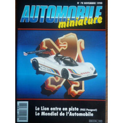 Automobile miniature n78 NOVEMBRE 1990 modélisme