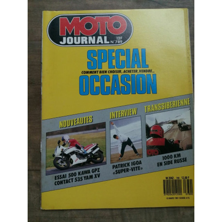 Moto Journal Nº 789 19 Mars 1987