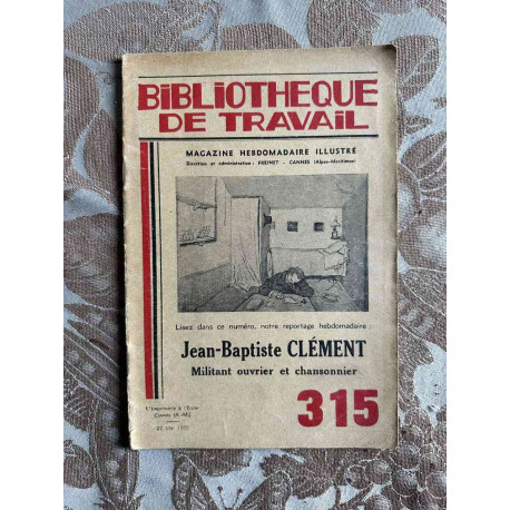 Bibliothèque de Travail n°315