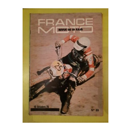 France Moto Revue de La f f m Nº89 Octobre 1975