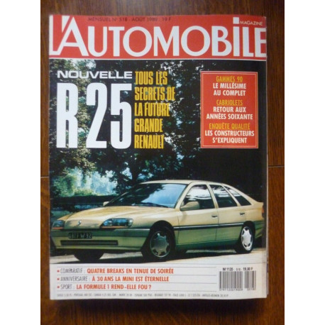 n518 Nouvelle R25 mensuel Août 1989