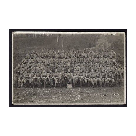 Carte photo Compagnie du Génie Eleves Caporaux 293 Guerre 14-18...