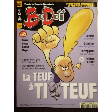 BoDoï n77 La Teuf à Titeuf Août Septembre 2004