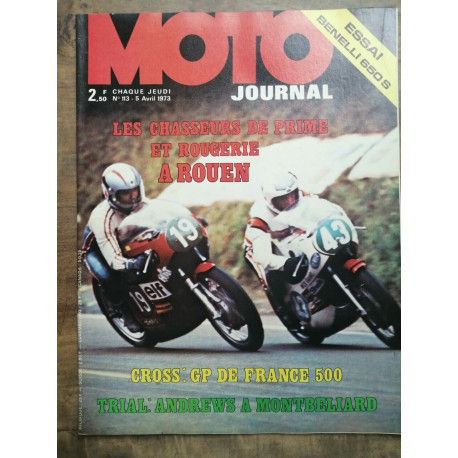 Moto Revue Nº 113 5 Avril 1973