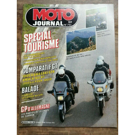 Moto Journal Nº 751 29 Mai 1986