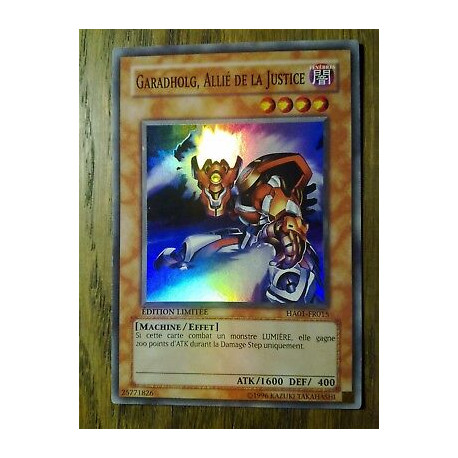 Garadhold Allié de la Justice HA03-FR015 Yu-Gi-Oh