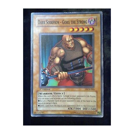 Dark Scorpion-Gorg the Strong DCR-060 Yu-Gi-Oh