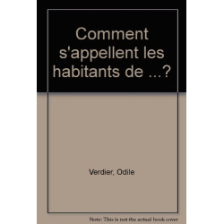 Comment s'appellent les habitants de