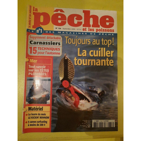 La Pêche Et Les Poissons Nº736 Toujours au top 2006