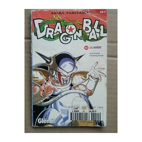 Dragon Ball Nº 42 La Horde glénat 1996