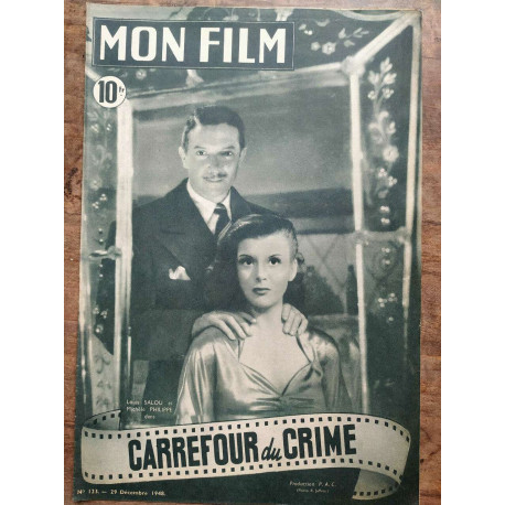 Mon Film n123 Carrefour du crime 29 Décembre 1948