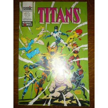 Titans n161 mensuel JUin 1992 semic