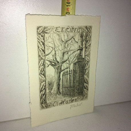 ex Jacqueline verbist maanen Husler ExLibris Bookplate