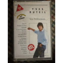 Yves Duteil vos préférences... Cassette Audio-K7 EMI 7933594