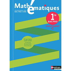 Mathématiques 1re Pro Bac Pro