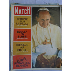 Magazine Paris Match - 1005- août- 1968 - Dubcek en sursis