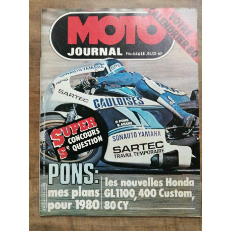 Moto Journal Nº 446 7 Février 1980