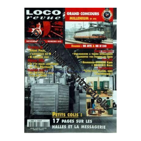 LOCO REVUE [No 641] du 01/11/2000 - RESEAUX N - ANDRE PINAT...