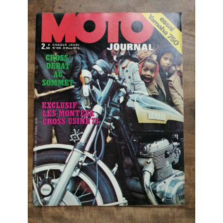 Moto Journal n 108 8 Mars 1973