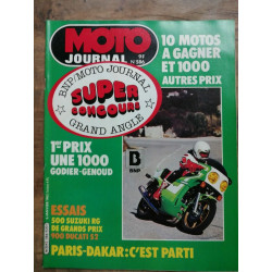 Moto Journal Nº 586 6 Janvier 1983