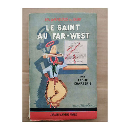 Le Saint au far west Librairie Arthème Fayard