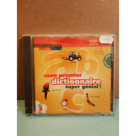 Mon premier dictionnaire super génial CD-ROM MAC PC Neuf sous blister