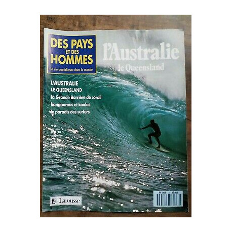 Des Pays et Des Hommes n 30 l'Australie Le Queensland 1990