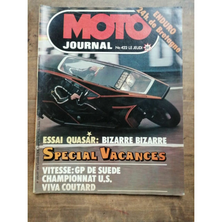 Moto Journal Nº 422 Juillet 1979