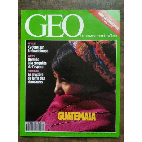 Magazine GEO n139 Septembre 1990