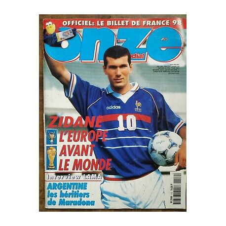 Nº 112 Zidane Mai 1998