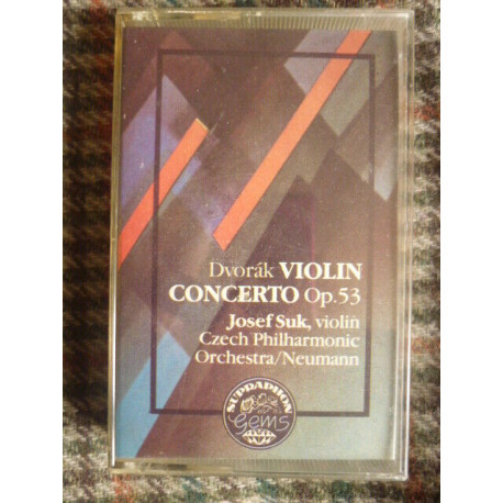 Dvorak Violin Concerto Op.53-Josef Suk Cassette Audio Supraphon GC 223