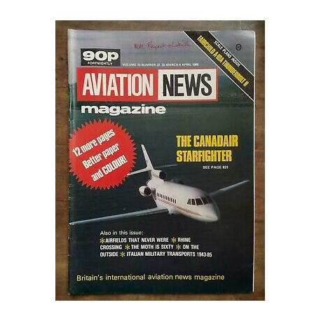 Aviation News Magazine vol 12 Nº 22 22 March 4 April 1985