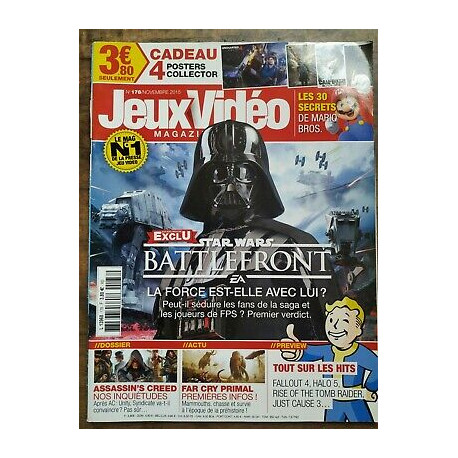 Jeux Vidéo Magazine Nº 178 Novembre 2015