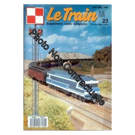 TRAIN (LE) [No 23] du 01/02/1990 - LES MOUNTAIN - SUPER-MODLE LGB...