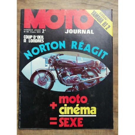 Moto Journal Nº 50 6 Janvier 1972