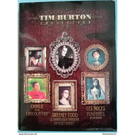 Tim Burton Collection Coffret Charlie chocolaterie Sweeney Todd...