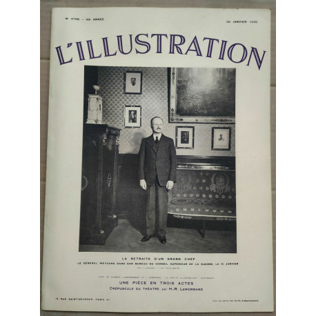 L'Illustration n4795 26 Janvier 1935 La Petite Illustration n708...