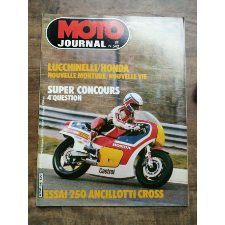 Moto Journal Nº 542 4 Février 1982