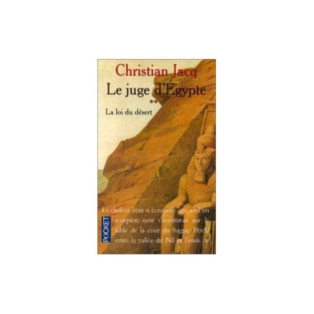 Le Juge d'Egypte tome 2 : La Loi du Désert