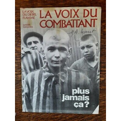 La Voix du Combattant n1414 Plus Jamais ça Avril 1976