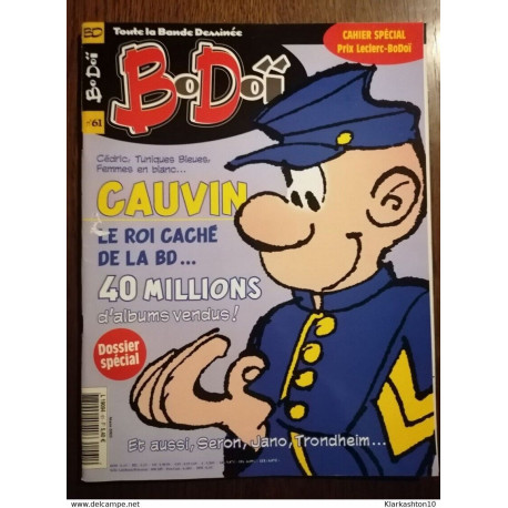 BoDoï n61 Cauvin Le Roi Caché de la BD Mars 2003