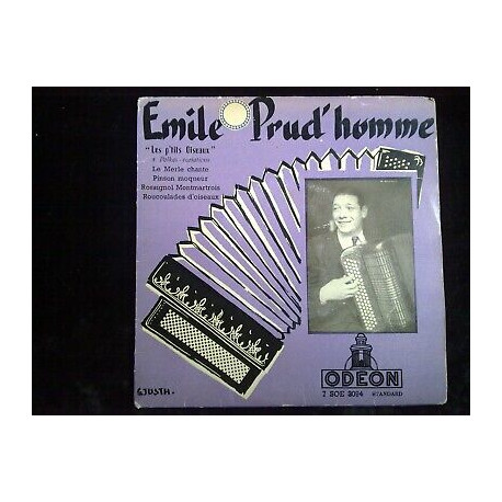 Emile Prud'homme les p'tits ruisseaux 4 polkas-variations 45t...