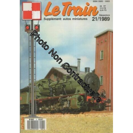 Le Train Supplément autos miniatures n° 21 (1989)