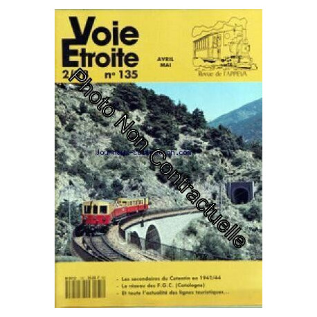 VOIE ETROITE [No 135] du 01/04/1993 - LES SECONDAIRES DU COTENTIN...