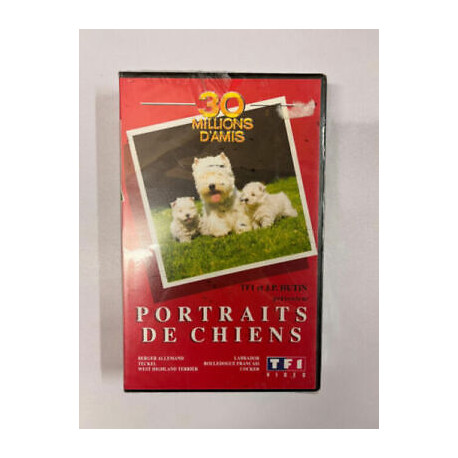 Portrait de chiens VHS TFI NEUVE SOUS BLISTER