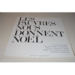 Vinyle 12 30cm LES PAUVRES NOUS DONNENT NOEL Ligier LA DISCOVISION