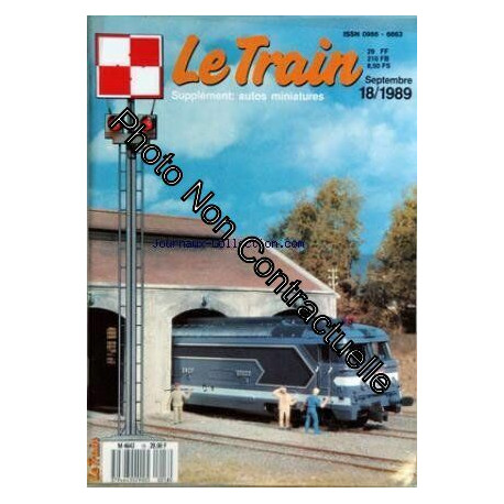 TRAIN (LE) [No 18] du 01/09/1989 - LES FOURGONS AUTOMOTEURS DE 4 -...