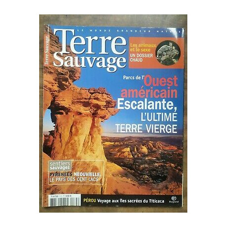 Terre Sauvage n175 Août 2002 Parcs de l'Ouest américain