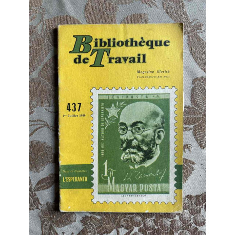 Bibliothèque de Travail n°437