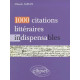 1000 citations littéraires indispensables